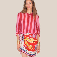 Carica l'immagine nel visualizzatore di Gallery, Haveone camicia over rigata 85% lyocell Art CVS-Q398
