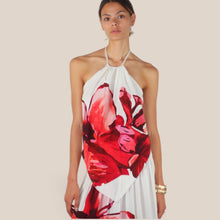 Carica l'immagine nel visualizzatore di Gallery, Tensione in top foulard stampa fiore 100% viscosa Art PE260521
