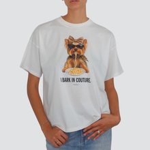 Carica l&#39;immagine nel visualizzatore di Gallery, Vicolo t-shirt over con stampa e strass 100% cotone Art RF0088
