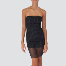 Carica l&#39;immagine nel visualizzatore di Gallery, Kontatto tubino fascia strass Art TM306N
