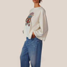 Carica l'immagine nel visualizzatore di Gallery, Vicolo t-shirt long sleeve con stampa 100% cotone Art RAC0260
