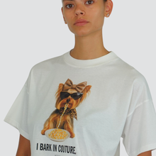 Carica l&#39;immagine nel visualizzatore di Gallery, Vicolo t-shirt over con stampa e strass 100% cotone Art RF0088

