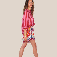 Carica l'immagine nel visualizzatore di Gallery, Haveone camicia over rigata 85% lyocell Art CVS-Q398
