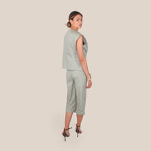 Carica l'immagine nel visualizzatore di Gallery, Dixie pantalone pinocchietto zip laterale 63% cotone Art P845A258 ( blazer Art L845A039 )
