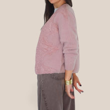 Carica l'immagine nel visualizzatore di Gallery, Philia Loft cardigan inserti pizzo alpaca Art D03E0286
