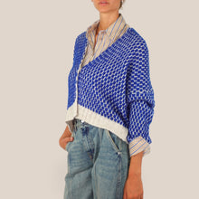 Carica l'immagine nel visualizzatore di Gallery, Haveone cardigan bubble misto lana Art MIT-R133
