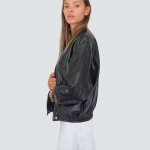 Tensione in bomber interno maculato 69% viscosa Art FF582