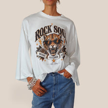 Carica l'immagine nel visualizzatore di Gallery, Vicolo t-shirt con long sleeve stampa 100% cotone Art RAC0271
