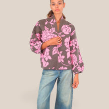 Carica l'immagine nel visualizzatore di Gallery, Tensione in giacchina tramato fiori fango rosa Art W6HMG19A400
