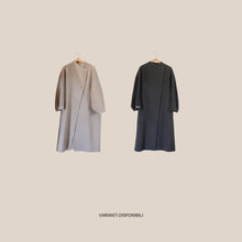 Carica l'immagine nel visualizzatore di Gallery, Dixie cappotto over HAND MADE 65% lana Art K330B008X
