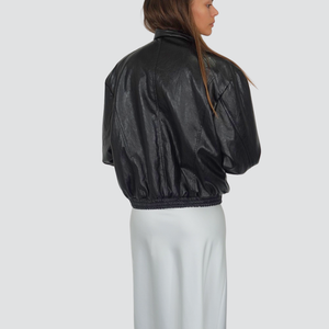 Tensione in bomber interno maculato 69% viscosa Art FF582