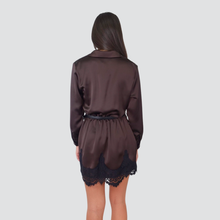 Carica l&#39;immagine nel visualizzatore di Gallery, Haveone abito satin con pizzo Art AVS-P057
