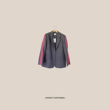 Carica l'immagine nel visualizzatore di Gallery, Dixie blazer foderato righe manica con spalline Art J845B0058
