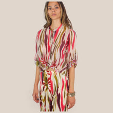 Carica l'immagine nel visualizzatore di Gallery, Haveone camicia over stampa 85% lyocell Art CVS-Q444
