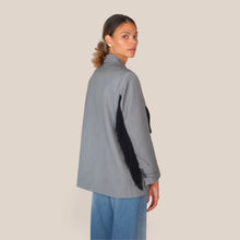 Carica l'immagine nel visualizzatore di Gallery, Vicolo Blazer Grigio con frange Art TAC1053
