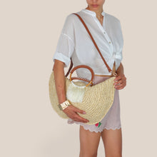 Carica l'immagine nel visualizzatore di Gallery, Susy MIx borsa mezzaluna con tracolla folo lurex Art B0718
