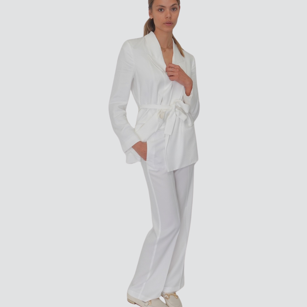 Vicolo pantalone palazzo elastico retro 100% viscosa Art TD2029