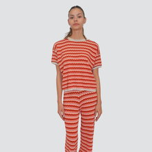 Carica l&#39;immagine nel visualizzatore di Gallery, Vicolo maglia scatoletta fantasia chevron 65% viscosa Art 22155d
