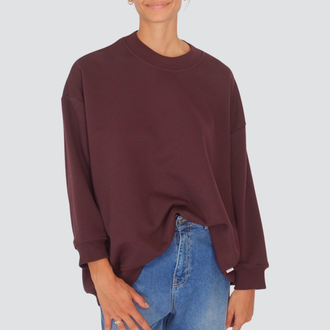 Vicolo felpa over garzata 95 cotone Art TF0582