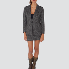 Carica l'immagine nel visualizzatore di Gallery, Vicolo mini gonna tweed 22% lana vergine 19% cotone 15% lana Art TF1794
