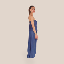 Carica l'immagine nel visualizzatore di Gallery, Tensione in pantalone palazzo con cintura 100% lyocell Art S25P564 ( blazer Art S25J801 )
