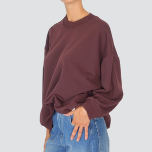 Vicolo felpa over garzata 95 cotone Art TF0582