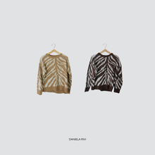 Carica l&#39;immagine nel visualizzatore di Gallery, Haveone maglia paricollo jacquard Art MIT-P095
