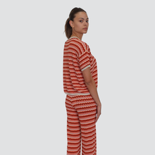 Carica l&#39;immagine nel visualizzatore di Gallery, Vicolo maglia scatoletta fantasia chevron 65% viscosa Art 22155d
