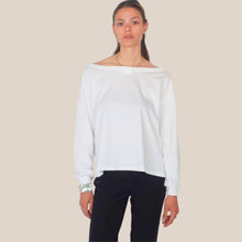 Carica l'immagine nel visualizzatore di Gallery, Vicolo maglia barca over con collana 100% cotone Art UAB0319
