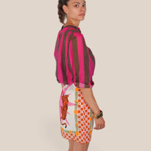 Carica l'immagine nel visualizzatore di Gallery, Haveone camicia over rigata 85% lyocell Art CVS-Q422
