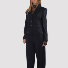 Carica l'immagine nel visualizzatore di Gallery, Tensione in blazer punto milano 58% viscosa Art 27B6770 ( pantalone Art 27P6771 )
