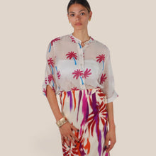 Carica l'immagine nel visualizzatore di Gallery, Haveone camicia over stampa 85% lyocell Art CVS-Q445

