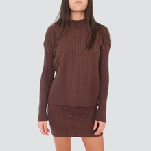 Carica l&#39;immagine nel visualizzatore di Gallery, Haveone completo treccia maglia più gonna 50% viscosa Art HNC-P006
