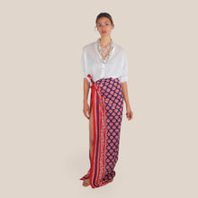 Carica l'immagine nel visualizzatore di Gallery, Haveone pashmina pareo 100% cotone Art GMA-Q182
