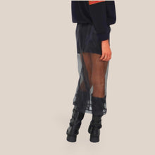 Carica l'immagine nel visualizzatore di Gallery, Dixie gonna mini gonna elastico vita con tulle e spacco Art GDLADLP
