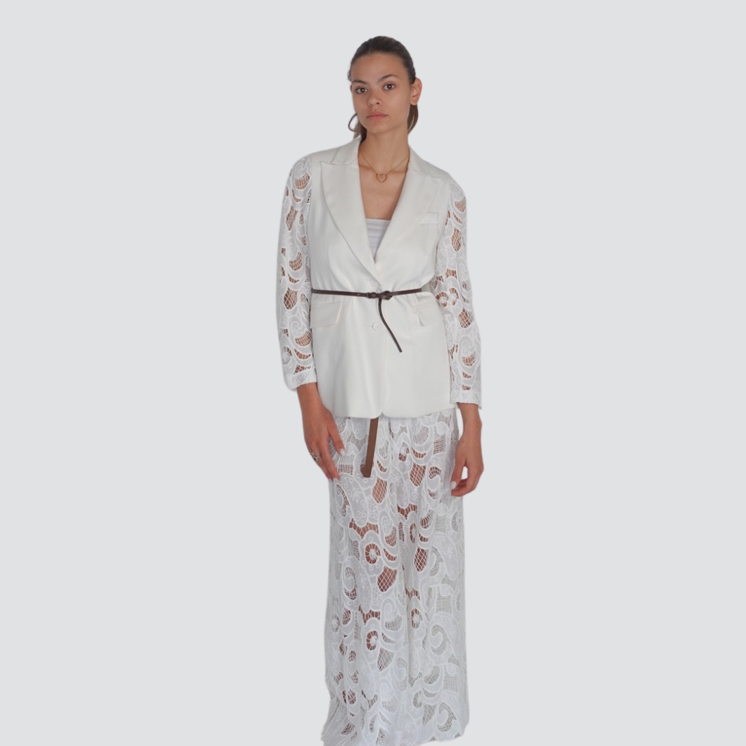 Tensione in pantalone pizzo 98% cotone Art S25PA27