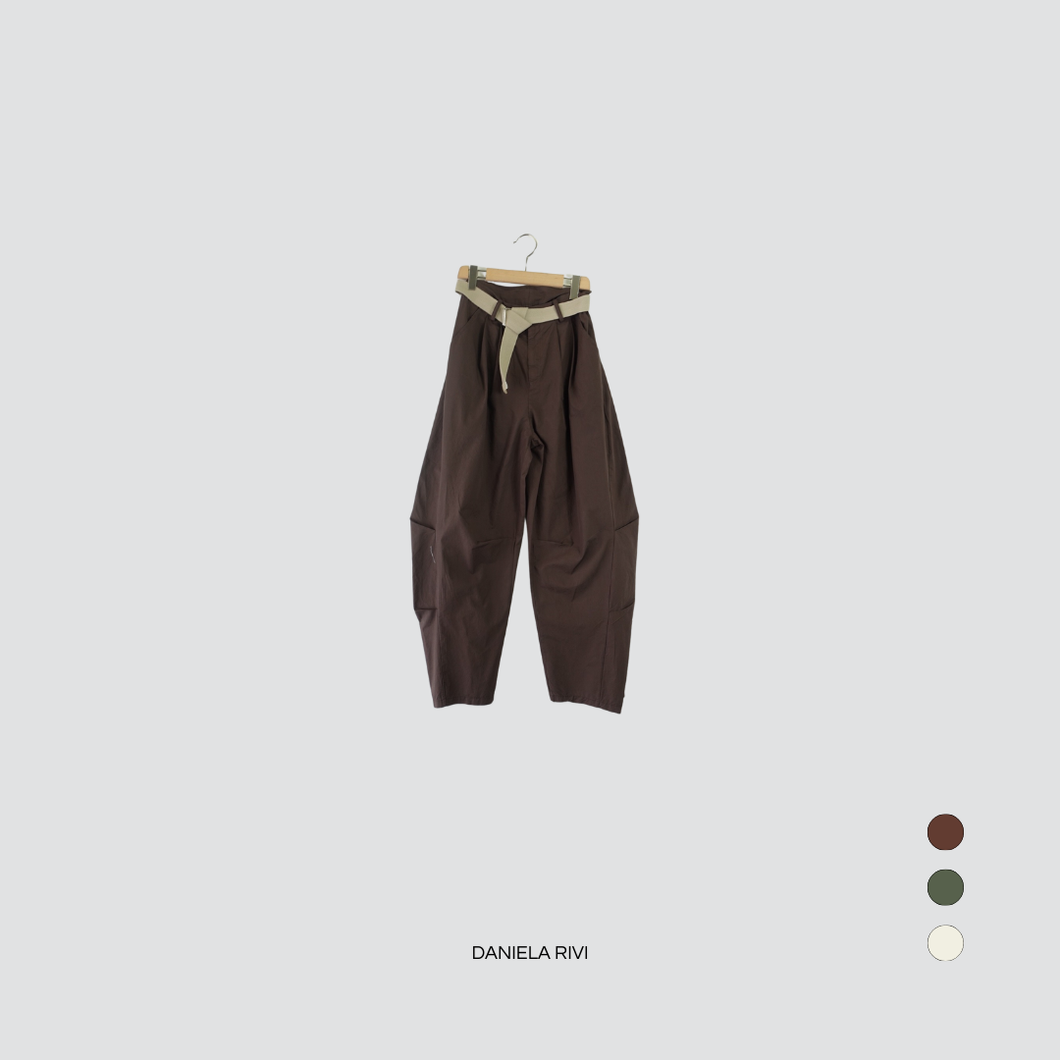 Haveone pantalone cargo bandana con cintura 100% cotone Art PFW-N366