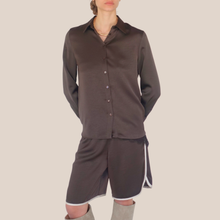 Carica l'immagine nel visualizzatore di Gallery, Vicolo camicia over satin Art TAB1727 ( bermuda Art TAB1610 )
