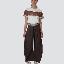 Carica l&#39;immagine nel visualizzatore di Gallery, Haveone pantalone cargo bandana con cintura 100% cotone Art PFW-N366
