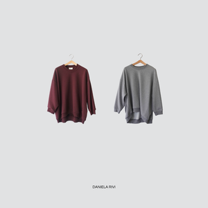 Vicolo felpa over garzata 95 cotone Art TF0582