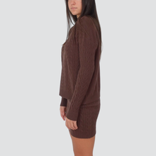 Carica l&#39;immagine nel visualizzatore di Gallery, Haveone completo treccia maglia più gonna 50% viscosa Art HNC-P006
