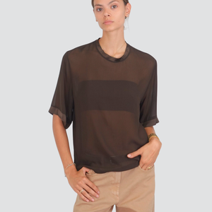 Haveone t-shirt over bordi raso 100% viscosa Art TWG-P013