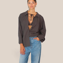 Carica l'immagine nel visualizzatore di Gallery, Vicolo Camicia over con top 100% Cotone Art TAC1032
