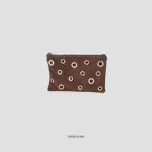 Carica l&#39;immagine nel visualizzatore di Gallery, Susy mix pochette con borchie vera pelle con tracolla Art HUGIS
