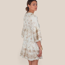 Carica l'immagine nel visualizzatore di Gallery, Susy Mix kaftano nappe ricamo lurex 70% cotone Art 241326
