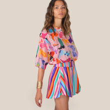 Carica l'immagine nel visualizzatore di Gallery, Tensione in shorts rigato 100% viscosa Art PE260460

