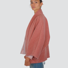 Carica l&#39;immagine nel visualizzatore di Gallery, Haveone bomber kimono interno foderato reversibile floreale  Art KVS-P069
