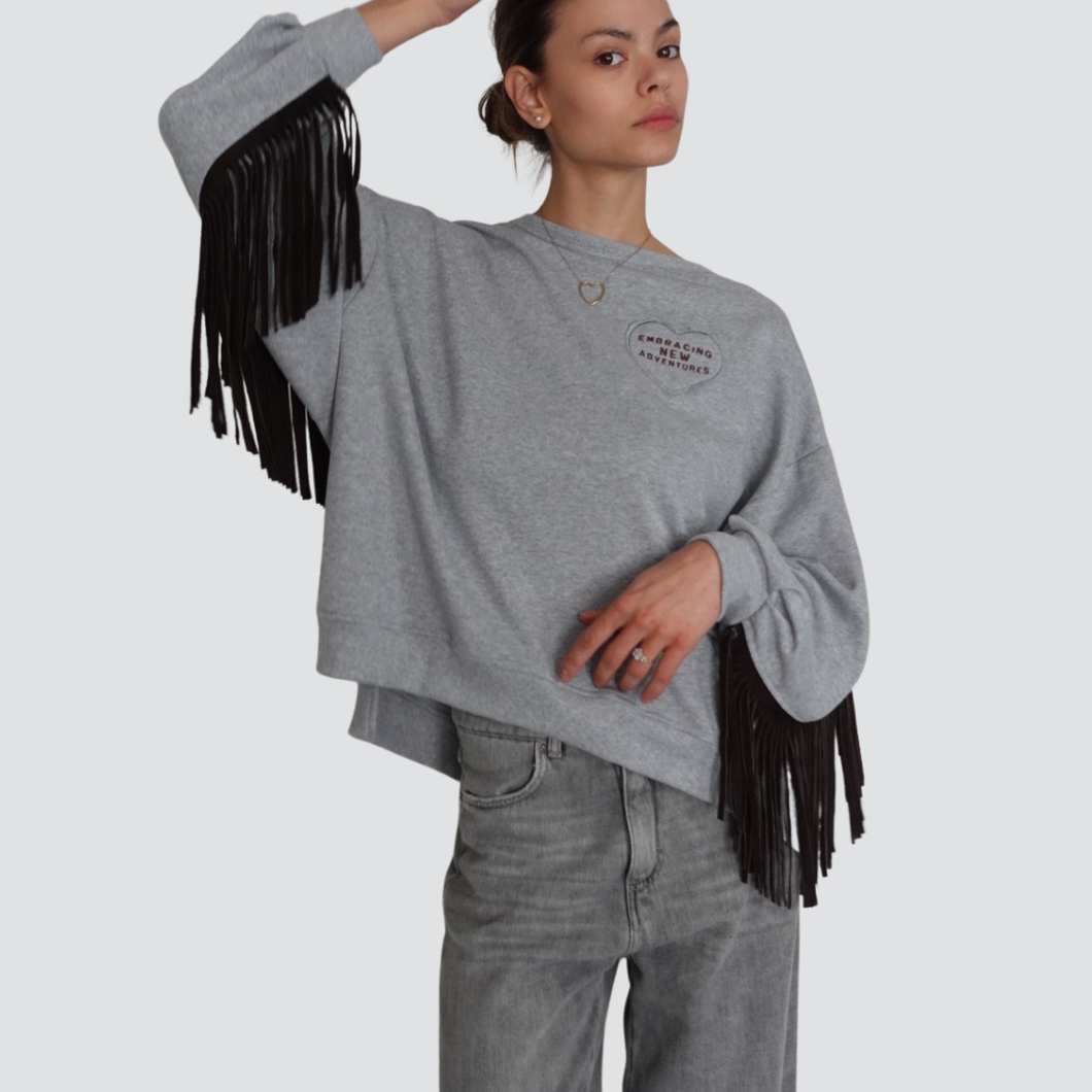 Tensione in Felpa frange garzata 100% cotone Art 36092
