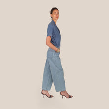 Carica l'immagine nel visualizzatore di Gallery, Haveone tuta doppio tessuto denim 100% cotone Art YGZ-Q004
