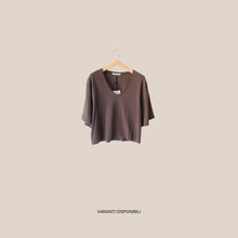 Carica l'immagine nel visualizzatore di Gallery, Philia Loft t-shirt over scollo V 100% cotone Art V02F0990
